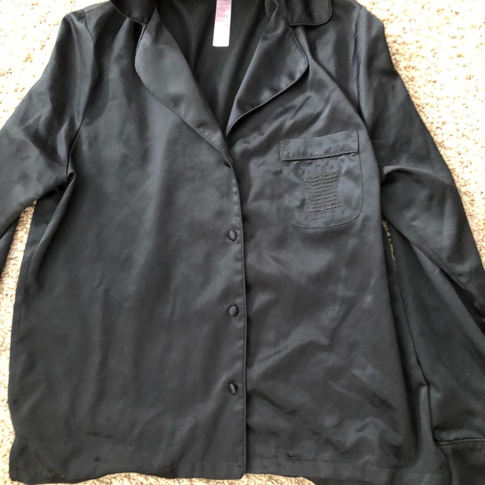 Black Savage X Fenty pajama top
